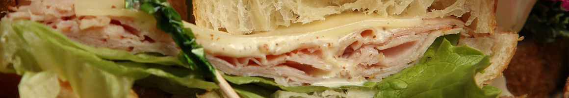 Eating Sandwich Cafe at Caffe Umbria Olive Way restaurant in Seattle, WA.